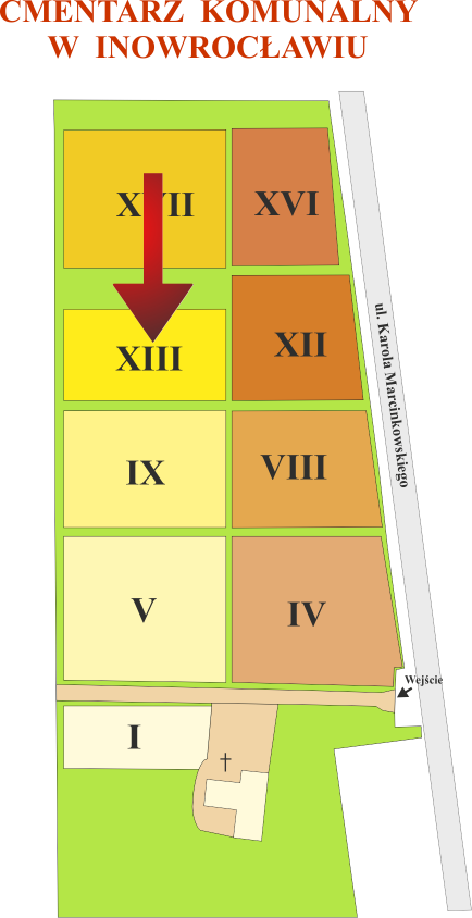 Brak mapy sektorowej
