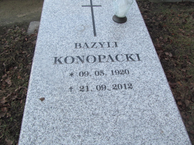 Grób Bazyli Konopacki